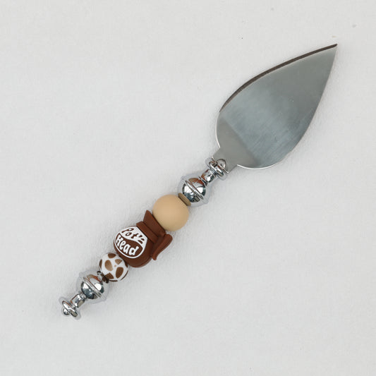 Beadable Pizza Spatula Bread Butter Cutter Stainless Steel Multi Tool