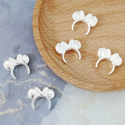 Minnie Hairband Metal Beads Frame 19mm Decorative Alloy 20pcs 2