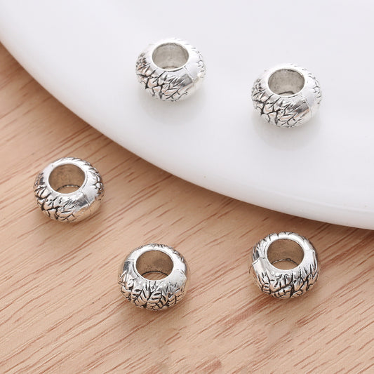 Alloy Branch Spacer Beads 10mm Vintage Silver 50pcs 2
