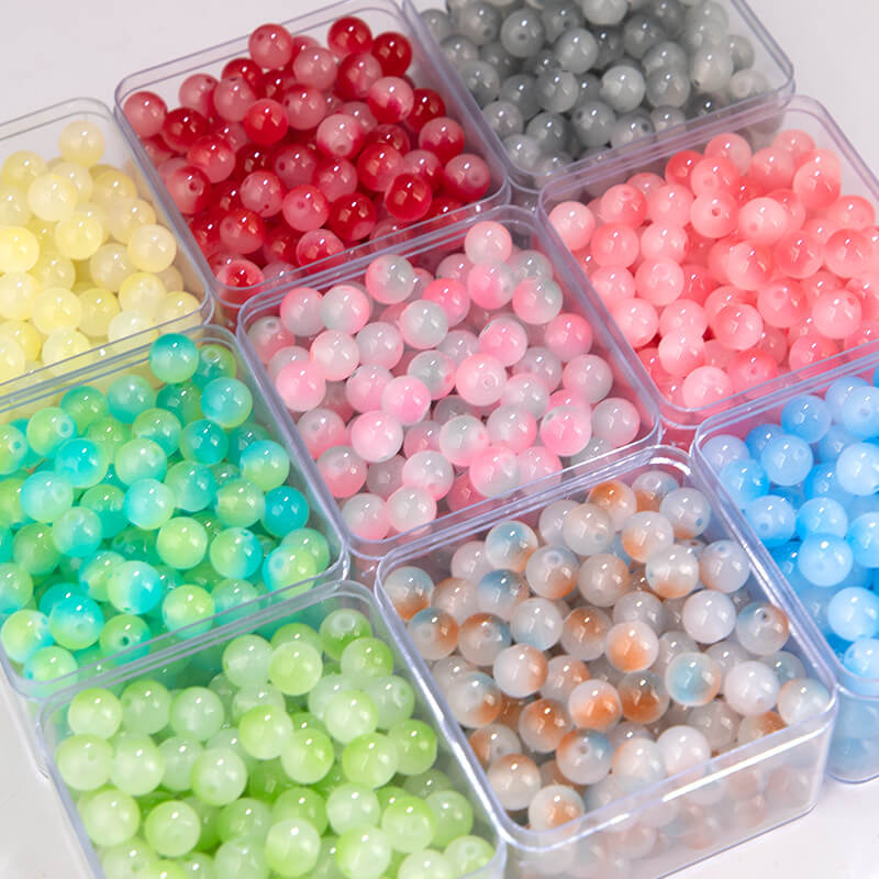 Glass beads collection