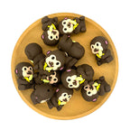 Silicone 3D Focal Beads Monkey Eating Banana Holding Fruit 2