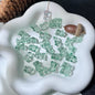 Bear Transparent Glass Beads 12mm 14mm Multicolor 50pcs 13