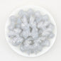 Sparkling Bow Shaped Silicone Focal Beads Glitter Effect 20pcs 5
