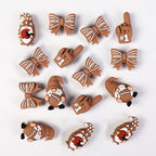 Silicone 3D Focal Beads Rugby Foam Finger Number One Holding Rugby Ball 20pcs 5