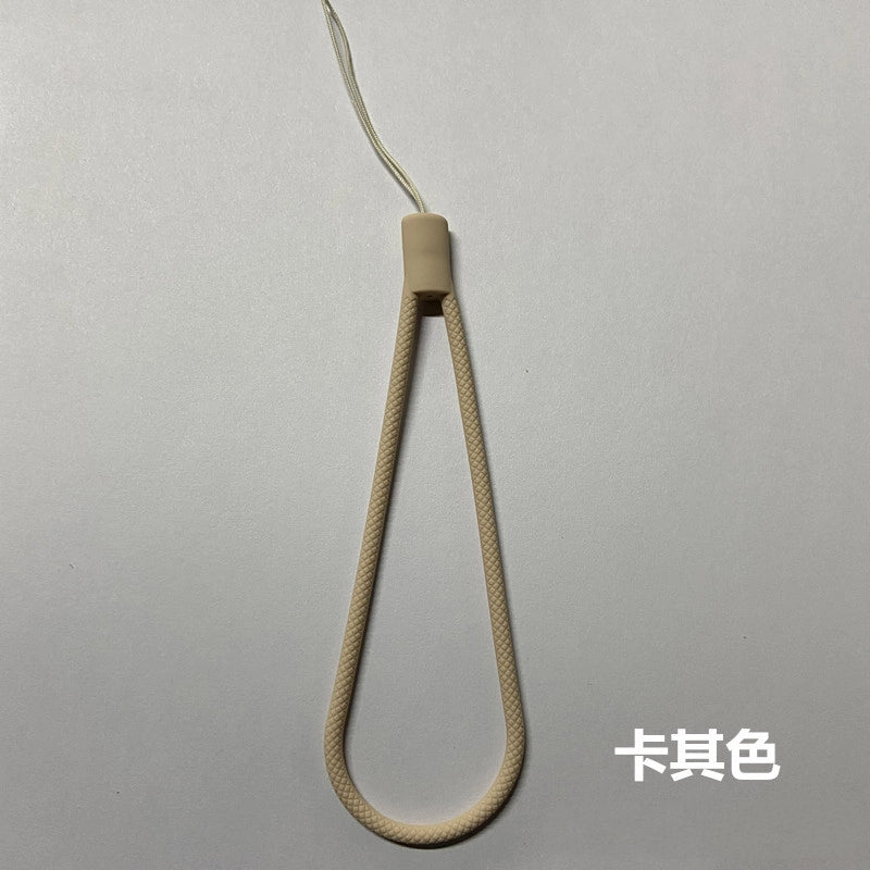 Woven Silicone Phone Charm Lanyard Soft Durable 14cm 8pcs 29