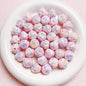 UV Finish Dot Acrylic Beads 16mm Pastel Colors 10pcs 9