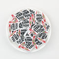 Syringe Nurse Silicone Focal Beads Wholesale, I Will Stab You Design