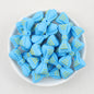 3D Father's Day Blue Bowtie Silicone Focal Beads 20pcs