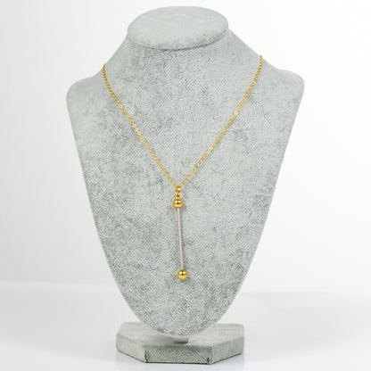 Beadable Metal Necklaces With Bars