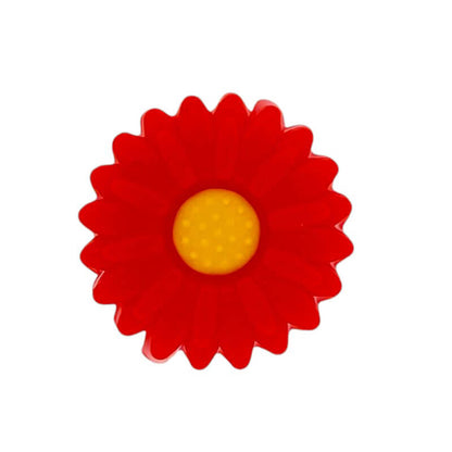 Silicone Focal Beads Daisy Sunflower Rounded Center 20pcs 37