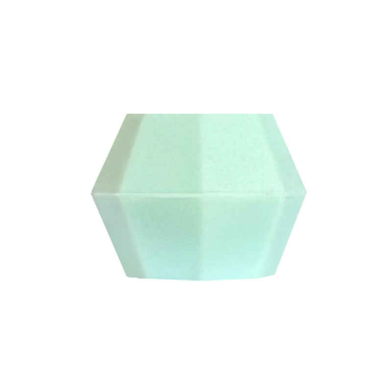 18mm Faceted Silicone Beads Colorful Geometric Shape 50pcs 9