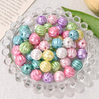 Colorful 11mm Pumpkin Shape Acrylic Beads 100g 3
