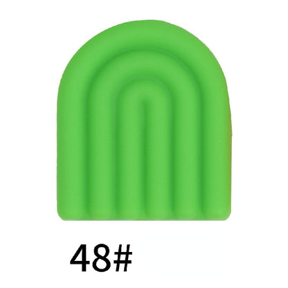 Color Arch Silicone Beads Minimalist Door Design 20pcs 18
