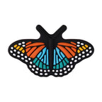 Silicone Focal Beads Butterfly Be Kind Always Purple Phrase Detail 13