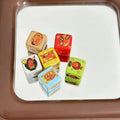Square Acrylic Beads 14mm Twinkle Twinkle Series Glossy 10pcs