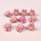Silicone 3D Focal Beads Bunny Labub Unique Expressions 20pcs 3