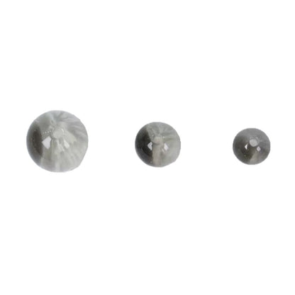 Iridescent Cat Eye Round Resin Beads 10 12 16mm 50pcs 5