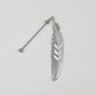 Beadable Feather Bookmarks Metal Colorful Detailed 13g