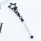 Beadable Metal Keychains Star-shaped