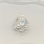 Rhinestone Bubblegum Beads 18mm Pearl Encrusted Round 4pcs 6