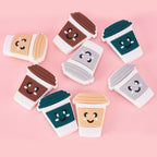 Silicone Focal Beads Smile Cup Smiling Face Coffee Cup 10pcs