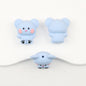 3D Animal Silicone Focal Beads Cute Rabbit Dog Design 20pcs