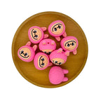 Silicone 3D Focal Beads Bunny Faces LaBuB Head Multi Color 20pcs 7