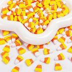 Candy Corn Triangle Lampwork Beads 15mm 10pcs 4