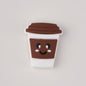Silicone Focal Beads Smile Cup Smiling Face Coffee Cup 10pcs 5