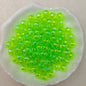 Plating Round Acrylic Beads 10mm Iridescent Transparent 950pcs 22