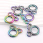 Deep UV Color Plated Solid Color Mickey Ring Head Acrylic Beads 2pcs 13
