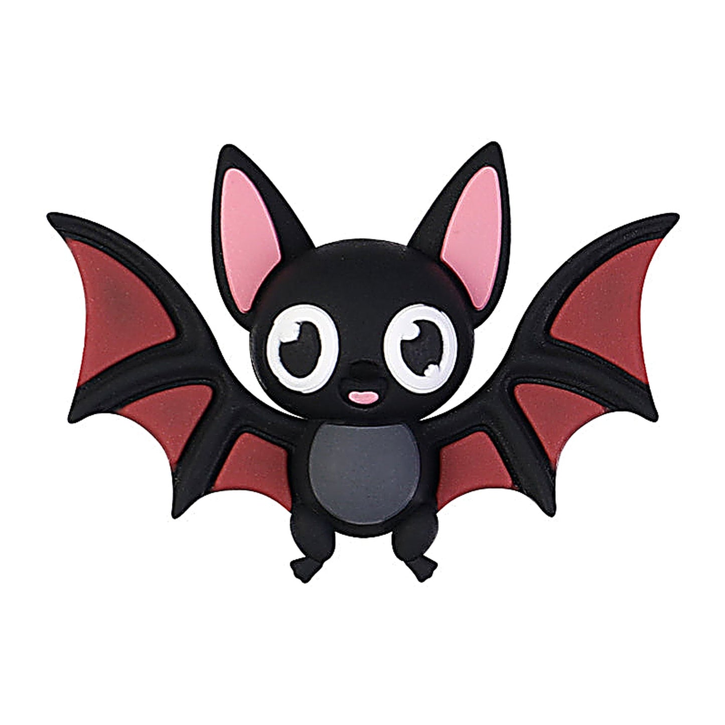 Silicone Halloween 3D Focal Beads Spooky Characters 20pcs - Pink Wing Bat