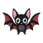 Silicone Halloween 3D Focal Beads Spooky Characters 20pcs - Pink Wing Bat