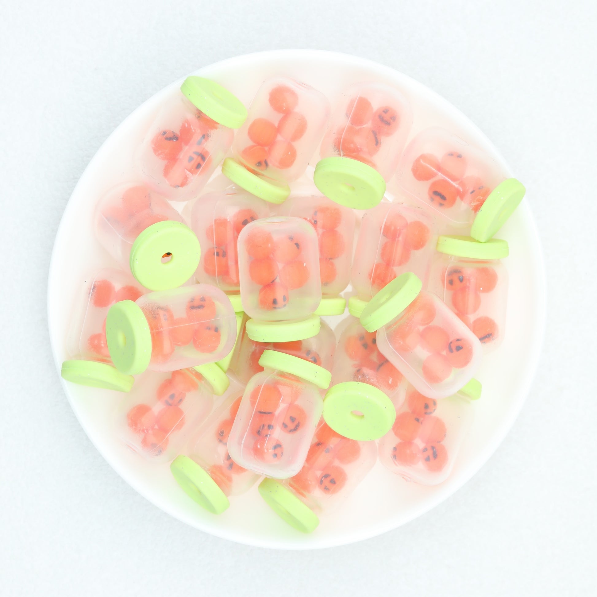 Silicone 3D Halloween Bottle Focal Beads 20 pcs 5