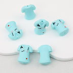 Medical Uniform 3D Silicone Focal Beads Nurse Outfit 20pcs - Blue