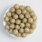 15mm Paisley Pattern Priented Silicone Round Beads 50pcs - Color 1