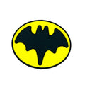 Silicone Focal Beads Halloween Bat Black Silhouette on Yellow Oval 20pcs