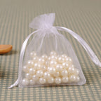 Organza Drawstring Bags Rectangular 30x40cm Solid Colors 100pcs 6
