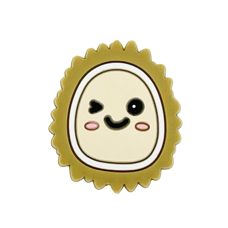 Silicone Focal Beads Durian Winking Face Soft Spikes 20pcs