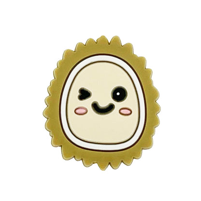 Silicone Focal Beads Durian Winking Face Soft Spikes 20pcs