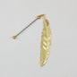 Beadable Feather Bookmarks Metal Colorful Detailed 13g