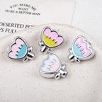 Tulip Shaped 18mm Enamel Acrylic Beads with UV Coating 20pcs 2