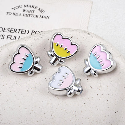 Tulip Shaped 18mm Enamel Acrylic Beads with UV Coating 20pcs 2