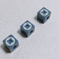 Painted Round Square Acrylic Beads 14mm 21mm Clover Pattern Enamel 10pcs 7