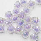 Faceted Acrylic Beads 16mm Diamond Shape Rainbow Assorted 200pcs 6