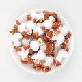 3D Good Cowboy Goose Silicone Focal Beads 20pcs  2