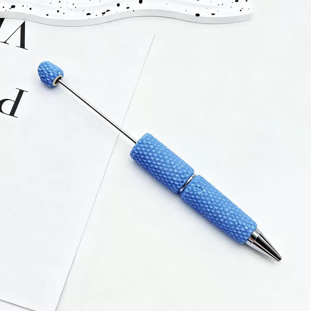 Beadable Pen Wholesale, Colorful Full Rhinestone Design Glass Decoration