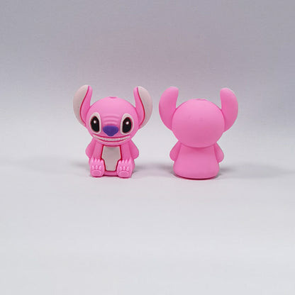 Silicone 3D Focal Beads Sitting Stitch Sitting Pose 20Pcs 3