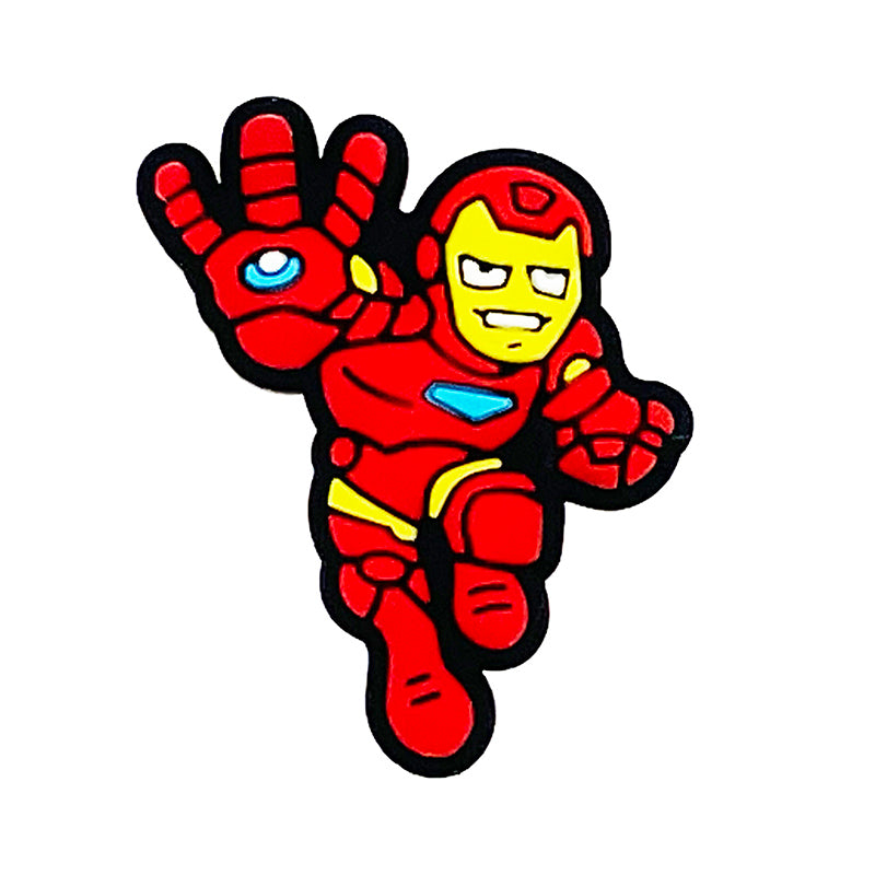 Silicone Focal Beads Iron Man Dynamic Action Pose 20pcs