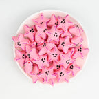 Playful Pink Starfish 3D Silicone Focal Beads 20 pcs